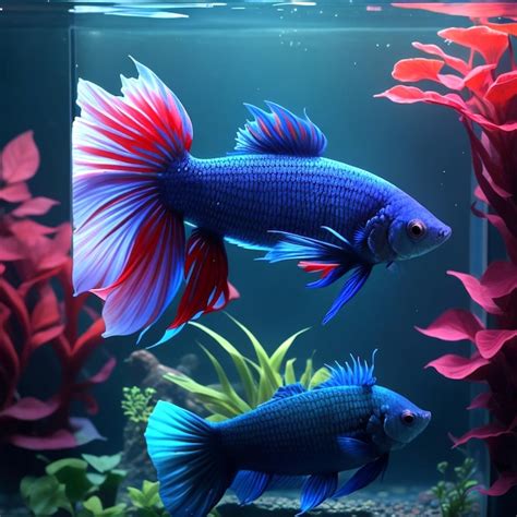 Premium AI Image | Betta fish in the aquarium