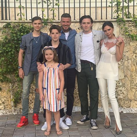 David Beckham and Family in Miami