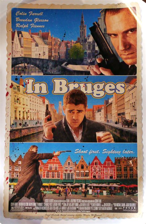 In Bruges - Original Movie Poster, USA 1 Sheet, 2008. Colin Farrell, Original Movie Posters ...