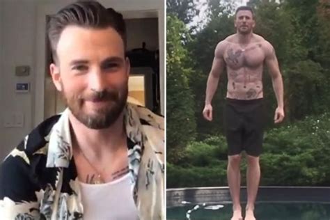 Chris Evans' chest tattoos send fans into a frenzy as they gush hunk's body art is 'what heaven ...