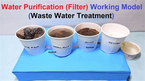 water purification (filter) working model science project | waste water ...