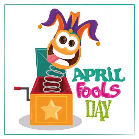 Premium Vector | April fools day card