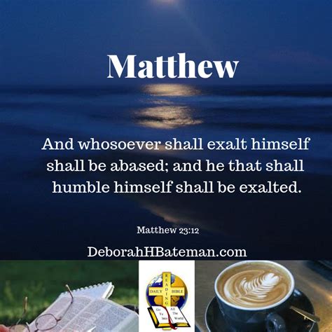 Daily Bible Reading "Humble Thyself in the Sight of the Lord" (Matthew ...