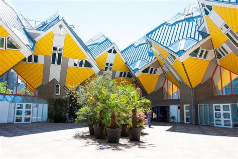 Cube houses in Rotterdam, The Netherlands - hands down the coolest looking city in Europe : r/travel