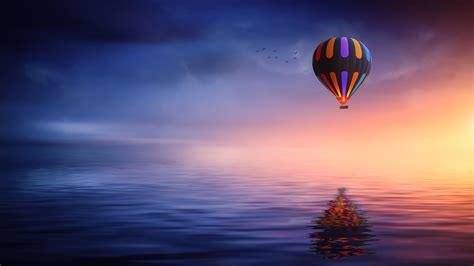 Download Sky Vehicle Hot Air Balloon HD Wallpaper