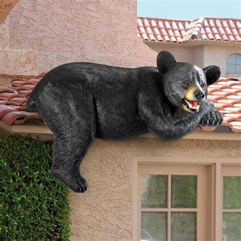 Design Toscano Lemont the Lovable Lounger Black Bear Statue - Walmart ...