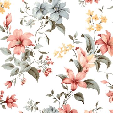 Vintage Floral Wallpapers Background Generative Ai, Vintage, Floral, Wallpapers PNG Transparent ...