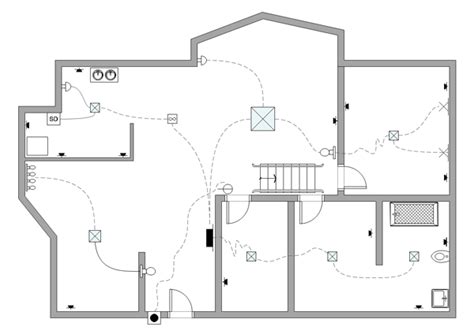 Electrical Plan Example | House plan app, Electrical plan, Electrical layout