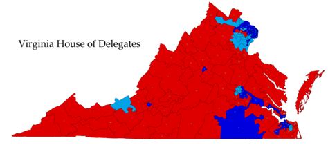 2018 Map of the Virginia House of Delegates – The Bull Elephant