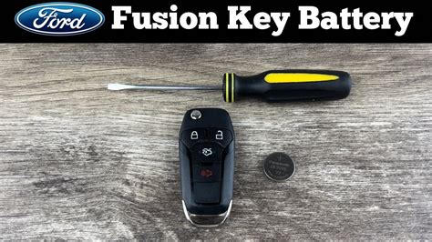 Replace Battery In Car Key Fob Ford Fusion