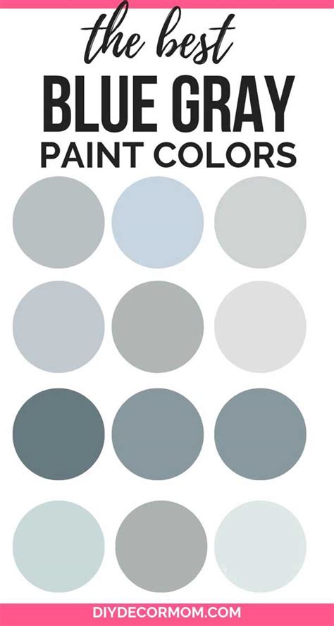 Blue Gray Paint: 25+ Best Paint Shades 2020 - DIY Decor Mom 2020