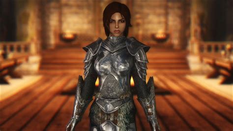 SPOA Silver Knight Armor FEMALE VERSION at Skyrim Nexus - Mods and Community