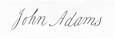 John Adams Signature Stock Illustration - Download Image Now - iStock