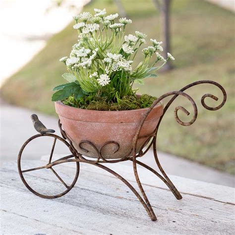 Farmhouse Vintage Wheelbarrow Planter