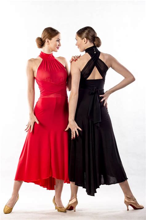 Tango Dress - Red | ZEM DancesportUK