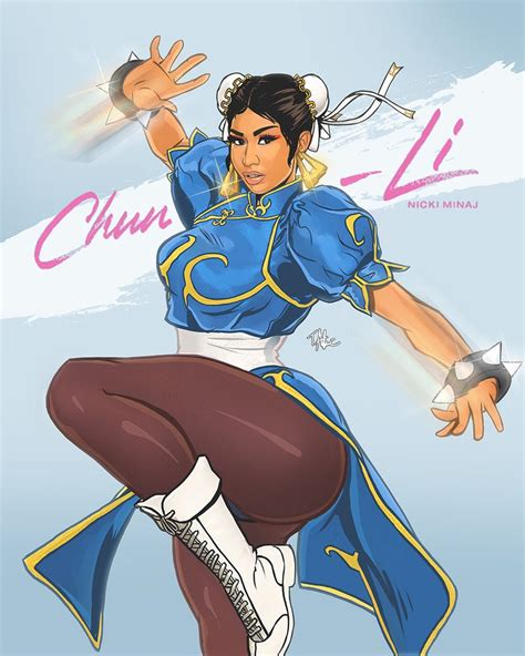 Nicki Minaj X Chun Li | Etsy