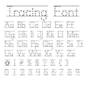 Tracing Font Teacher Font, Student Fonts, Handwriting Fonts, Handwriting Practice, Kids Font ...