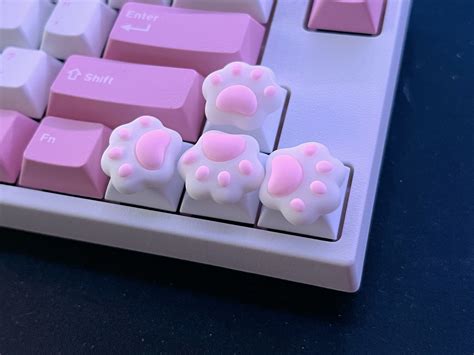 Cute Cat Paw Keycaps Cat Paw Keycap Set Kawaii Great - Etsy Singapore