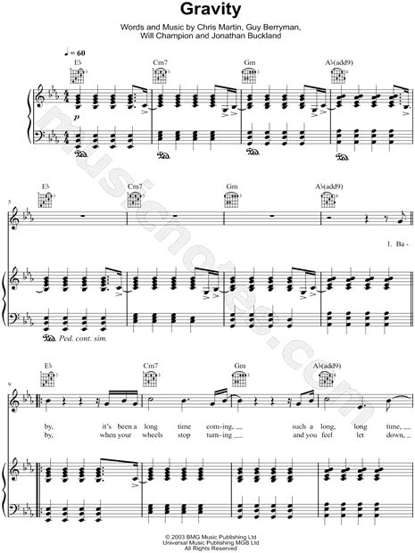 Coldplay piano sheet music pdf – Telegraph