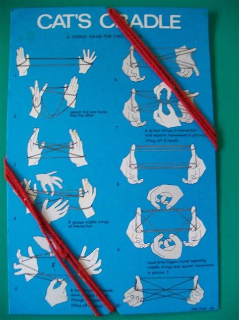 Cat's Cradle String Game Printable Instructions