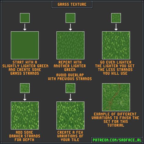 an old computer game screen showing how to use grass texture