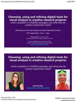 ICRM conference - Workshop on Visual Analysis with Christina Silver.pdf