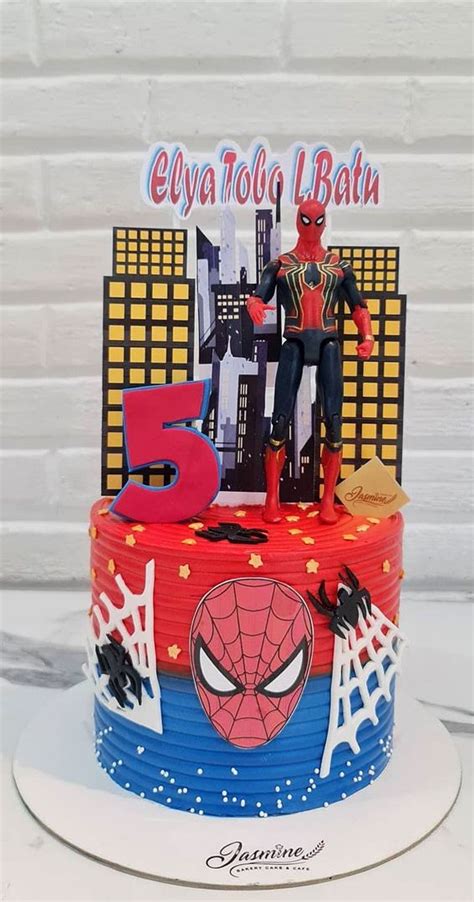 20+Spiderman Birthday Cake Ideas : Fifth Birthday Cake