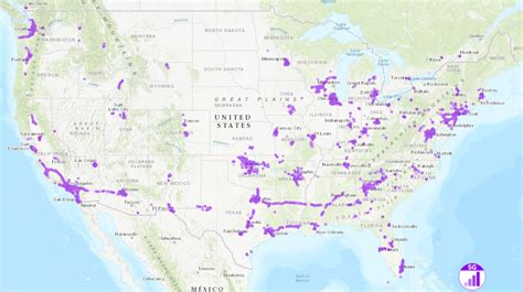 5 G Coverage Map Usa – Topographic Map of Usa with States