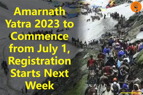 Amarnath Yatra 2023 to Commence on July 1, Last 62 Days