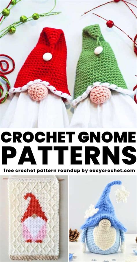 14 Free Crochet Patterns for Adorable Gnomes - Easy Crochet Patterns