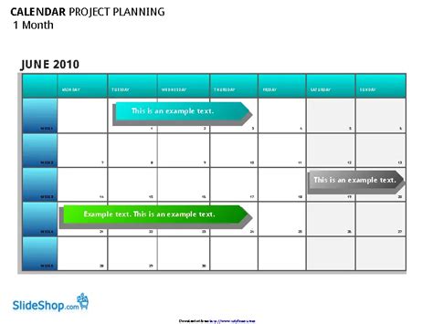 Project Planning Calendar - PDFSimpli