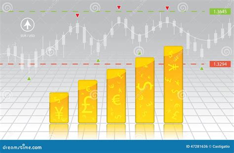 Currency Exchange, Chart, Forex, Stock, Money Stock Vector ...