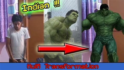 [Indian VFX] Hulk Transformation || ft. ABHAY || Simple Animation try || - YouTube