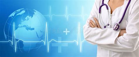 Doctor With Medical Background Stock Photography - Image: 24834402