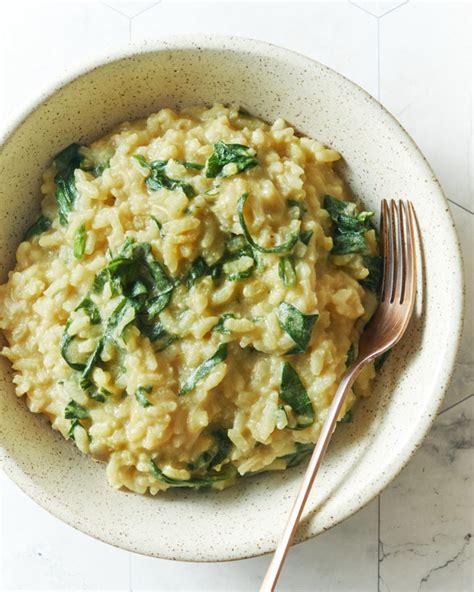 Lemon Spinach Risotto | SUPER CHEESY Lunch In 40 Min.