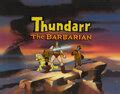 Thundarr the Barbarian Main Title Cel and Key Master Background | Lot #97437 | Heritage Auctions