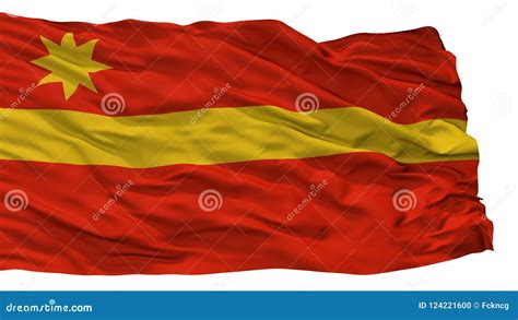 Toa Alta City Flag, Puerto Rico, Isolated on White Background Stock Illustration - Illustration ...