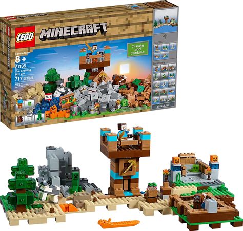 Amazon.com: LEGO Minecraft The Crafting Box 2.0 21135 Building Kit (717 Pieces) : Toys & Games