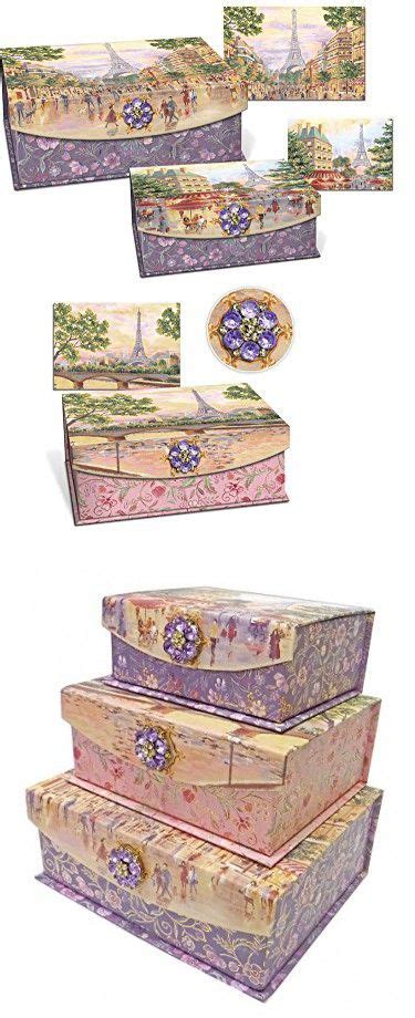 Punch Studio Paris Promenade Flap Trinket Nesting Boxes | Nesting boxes ...