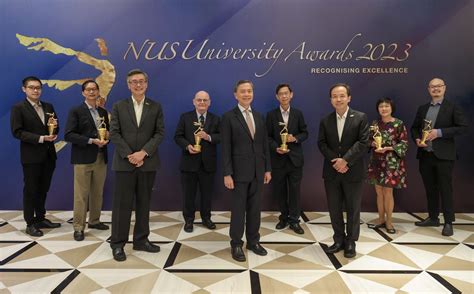 NUS University Awards 2023: Celebrating our flag-bearers in education ...