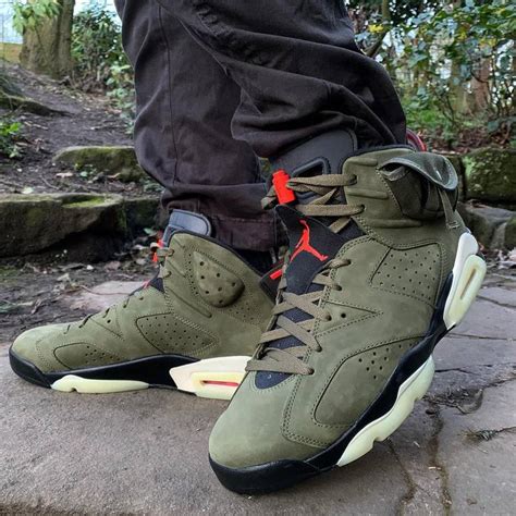 Travis Scott x Air Jordan 6 Retro 'Olive' - Air Jordan - CN1084 200 | GOAT