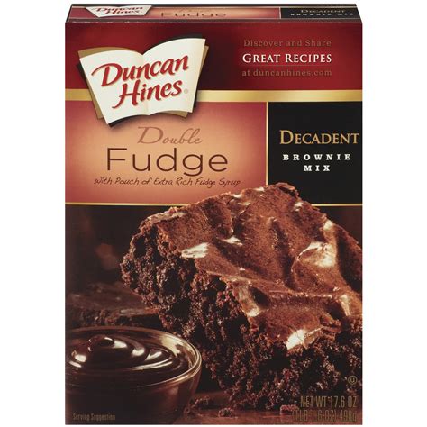 Duncan Hines Decadent Double Fudge Premium Brownie Mix - Shop Baking Mixes at H-E-B