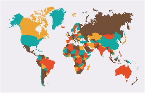 Political World Map World Map Continents Countries