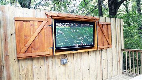 Outdoor TV Cabinet for Your Super Bowl Party