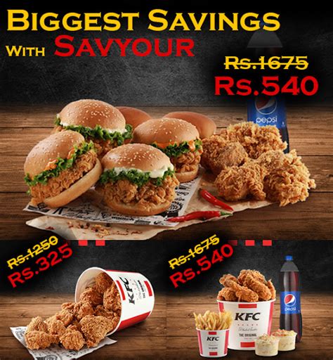 KFC + Savyour | BIGGEST SAVINGS ON KFC EVER!!! | Limited Offer - Order Now