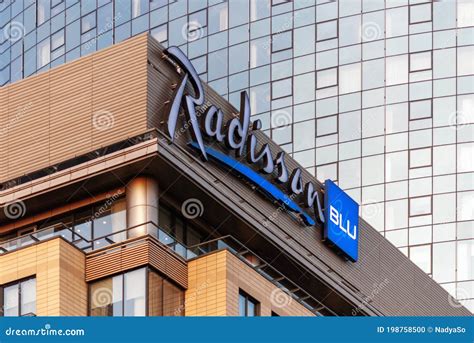 Radisson Blu Hotel Logo on Modern Hotel Facade Editorial Image - Image ...