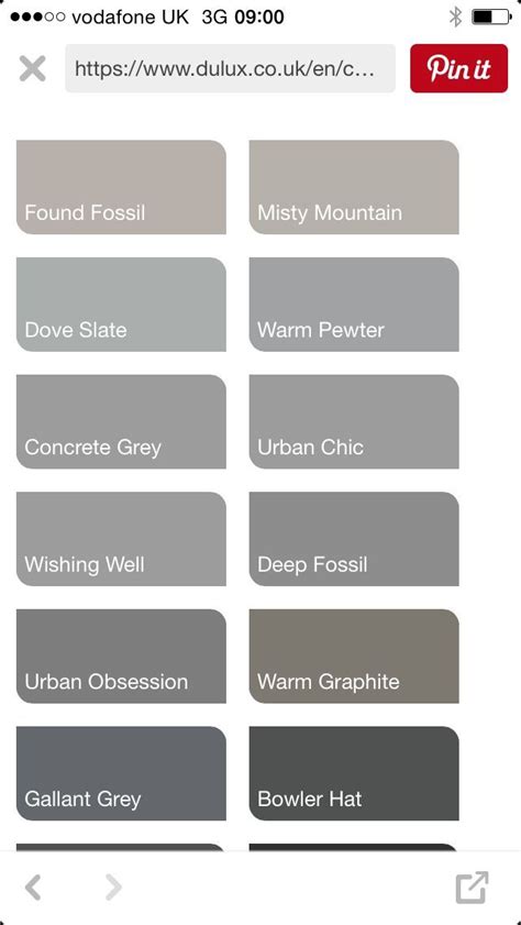 Image result for grey paint colour chart | Grey Living Room in 2019 ...