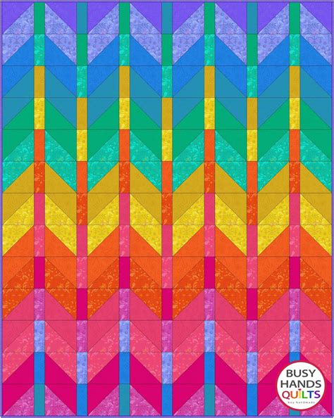 Ombre Mountains Quilt Pattern PDF – Busy Hands Quilts