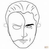 Phantom Of The Opera Mask coloring Page  Free Printable Coloring Pages sketch template