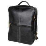 Buy RICHSIGN Black Leather Unisex 16 inch Laptop Backpack Online at Best Prices in India - JioMart.
